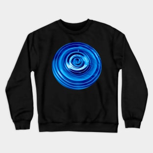 Blue water ripples Crewneck Sweatshirt